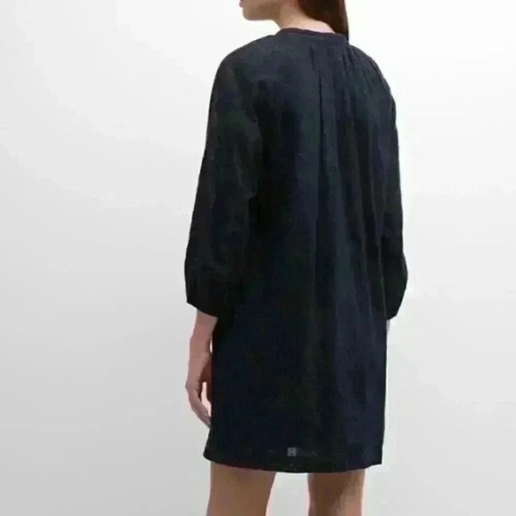 NWT Xirena "Chandler" cotton mini dress with geometric embroidery Sz M in white - Picture 3 of 8